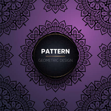 luxury ornamental mandala design backgroundのイラスト素材