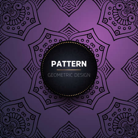 luxury ornamental mandala design backgroundのイラスト素材