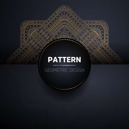 luxury ornamental mandala design backgroundのイラスト素材