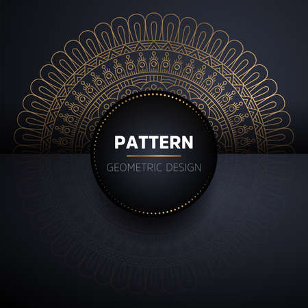luxury ornamental mandala design backgroundのイラスト素材