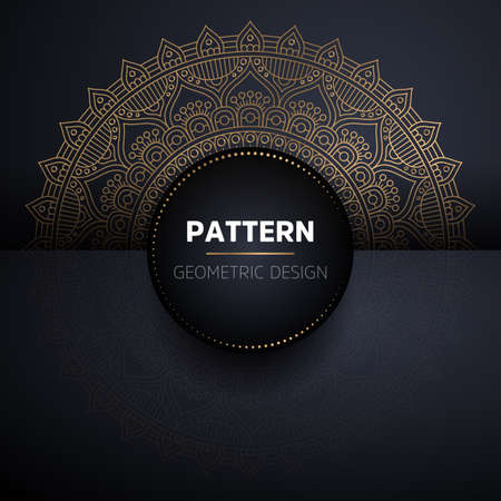 luxury ornamental mandala design backgroundのイラスト素材