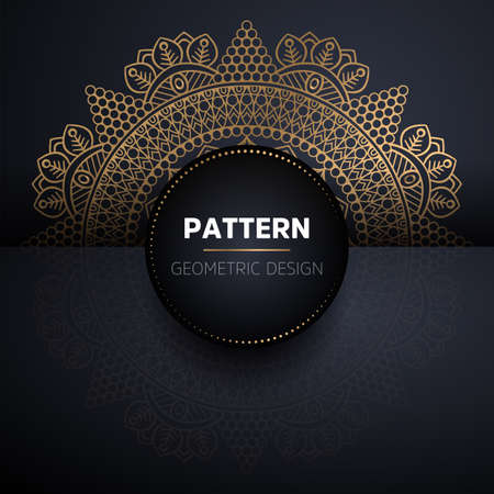 luxury ornamental mandala design backgroundのイラスト素材