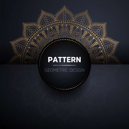 luxury ornamental mandala design backgroundのイラスト素材