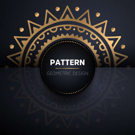 luxury ornamental mandala design backgroundのイラスト素材