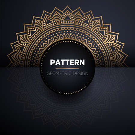 luxury ornamental mandala design backgroundのイラスト素材