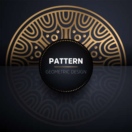 luxury ornamental mandala design backgroundのイラスト素材