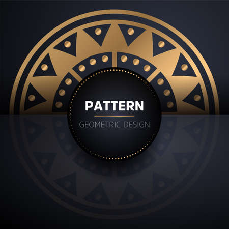 luxury ornamental mandala design backgroundのイラスト素材