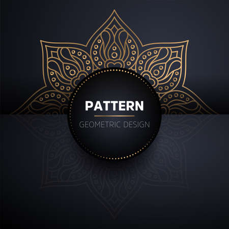 luxury ornamental mandala design backgroundのイラスト素材