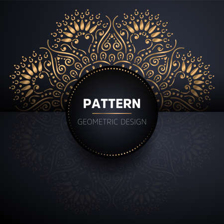 luxury ornamental mandala design backgroundのイラスト素材