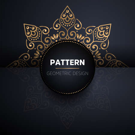 luxury ornamental mandala design backgroundのイラスト素材