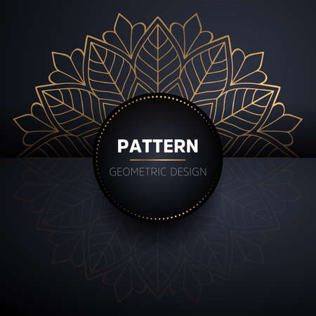 luxury ornamental mandala design backgroundのイラスト素材