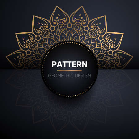 luxury ornamental mandala design backgroundのイラスト素材