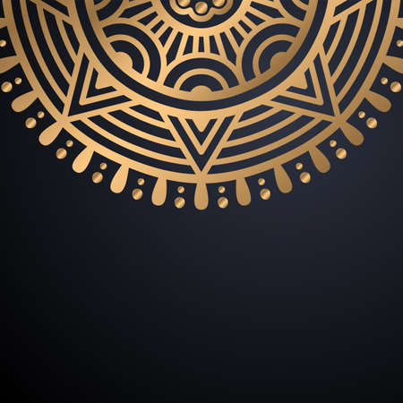 luxury ornamental mandala design backgroundのイラスト素材