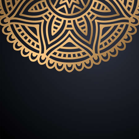 luxury ornamental mandala design backgroundのイラスト素材