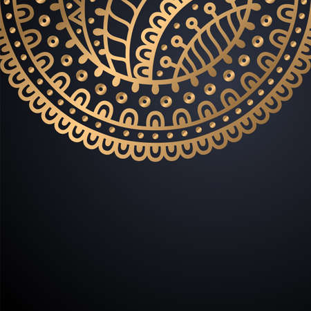 luxury ornamental mandala design backgroundのイラスト素材