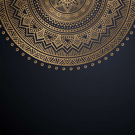 luxury ornamental mandala design backgroundのイラスト素材