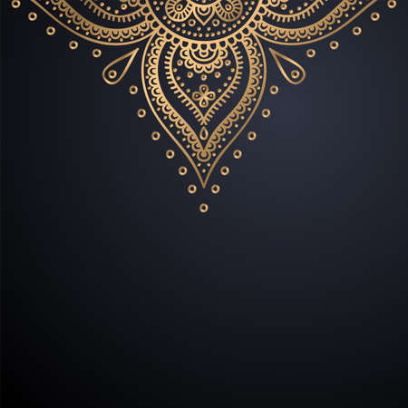 luxury ornamental mandala design backgroundのイラスト素材