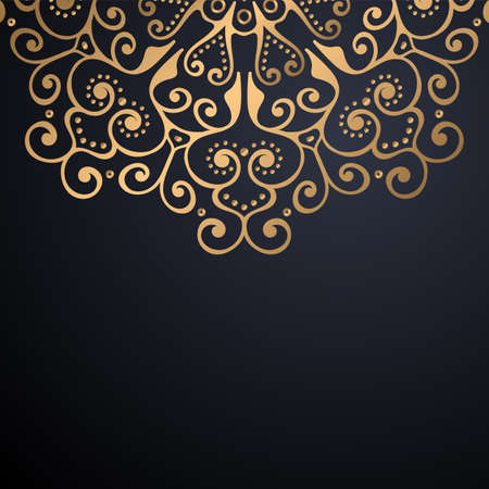 luxury ornamental mandala design backgroundのイラスト素材