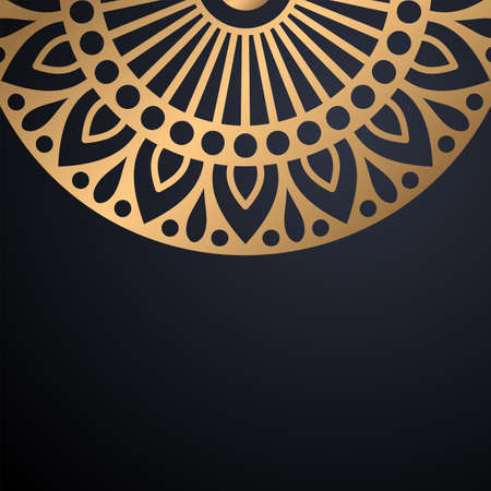 luxury ornamental mandala design backgroundのイラスト素材