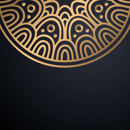 luxury ornamental mandala design backgroundのイラスト素材