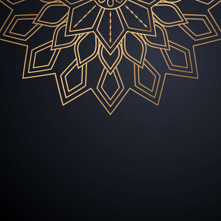 luxury ornamental mandala design backgroundのイラスト素材