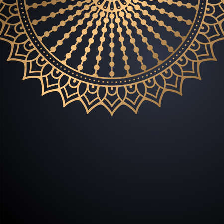 luxury ornamental mandala design backgroundのイラスト素材