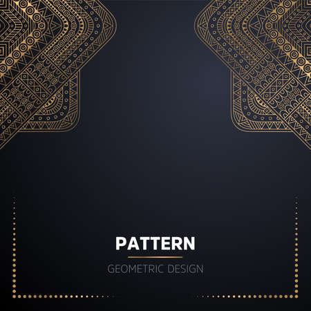 luxury ornamental mandala design backgroundのイラスト素材