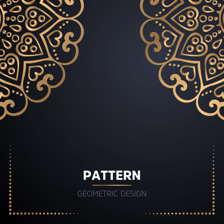 luxury ornamental mandala design backgroundのイラスト素材