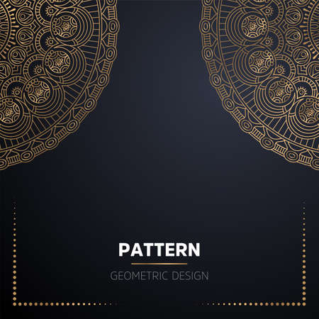 luxury ornamental mandala design backgroundのイラスト素材