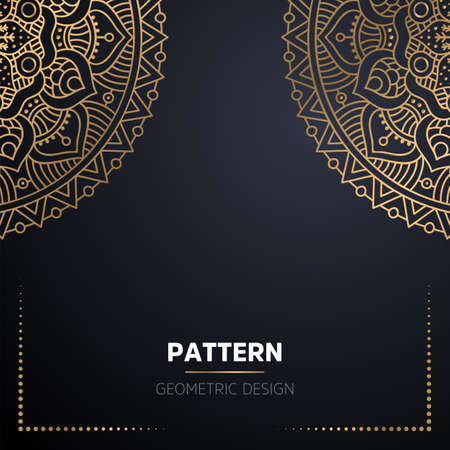 luxury ornamental mandala design backgroundのイラスト素材