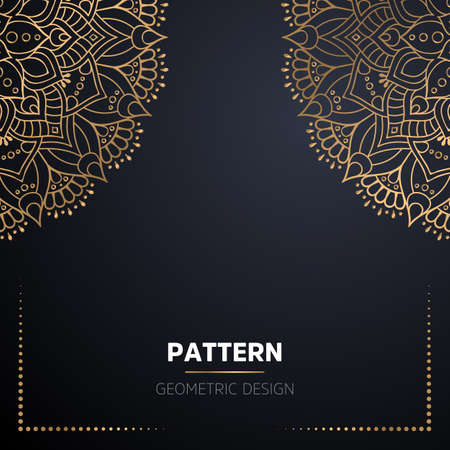 luxury ornamental mandala design backgroundのイラスト素材