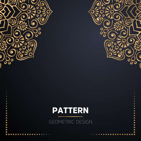 luxury ornamental mandala design backgroundのイラスト素材