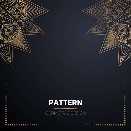 luxury ornamental mandala design backgroundのイラスト素材
