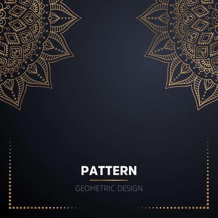 luxury ornamental mandala design backgroundのイラスト素材