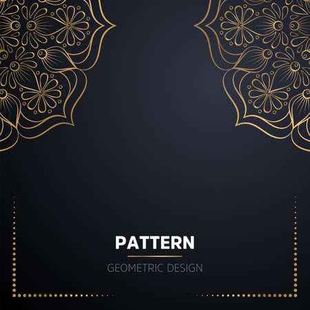 luxury ornamental mandala design backgroundのイラスト素材