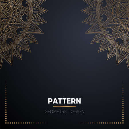 luxury ornamental mandala design backgroundのイラスト素材