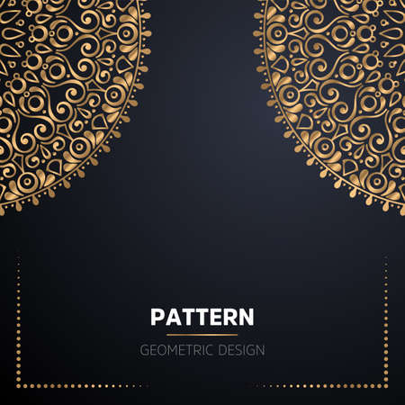 luxury ornamental mandala design backgroundのイラスト素材