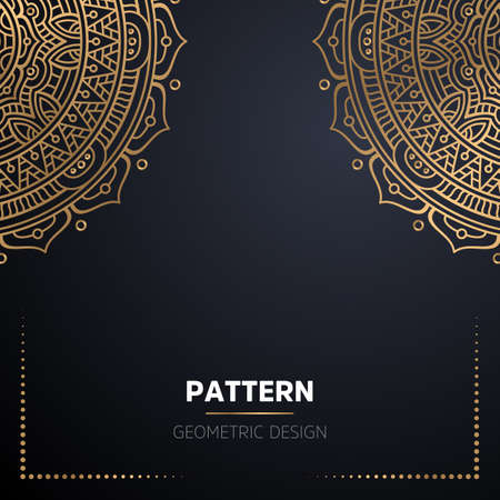 luxury ornamental mandala design backgroundのイラスト素材