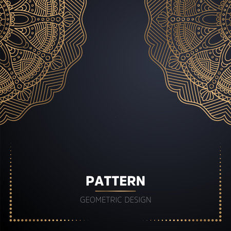 luxury ornamental mandala design background