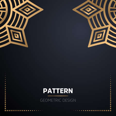 luxury ornamental mandala design backgroundのイラスト素材