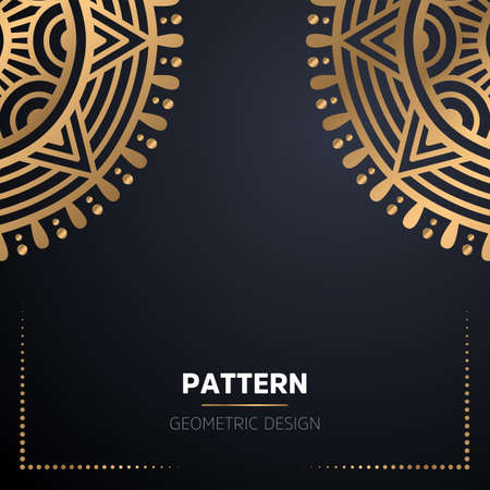 luxury ornamental mandala design backgroundのイラスト素材