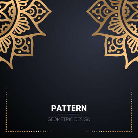 luxury ornamental mandala design backgroundのイラスト素材