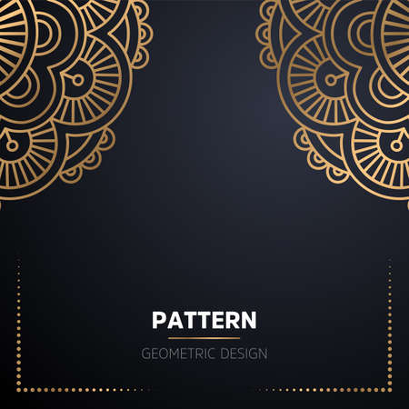luxury ornamental mandala design backgroundのイラスト素材