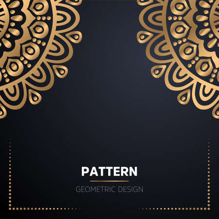 luxury ornamental mandala design backgroundのイラスト素材