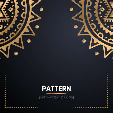 luxury ornamental mandala design backgroundのイラスト素材