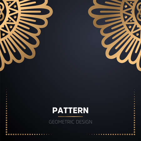 luxury ornamental mandala design backgroundのイラスト素材
