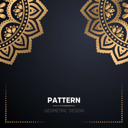 luxury ornamental mandala design backgroundのイラスト素材