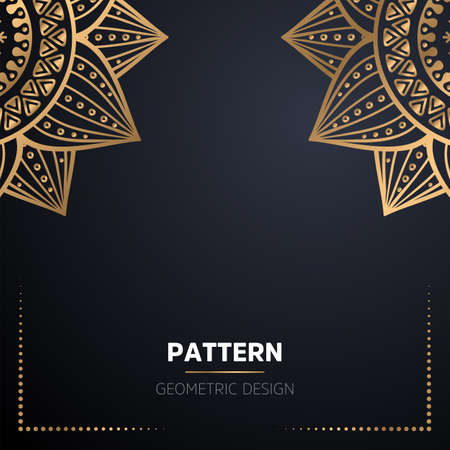 luxury ornamental mandala design backgroundのイラスト素材