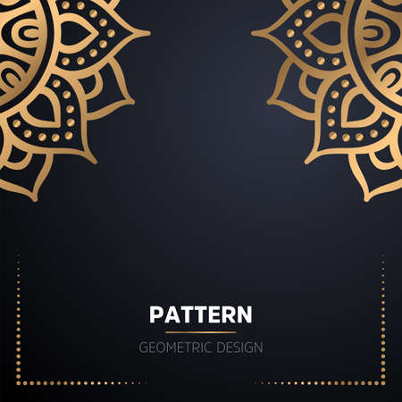 luxury ornamental mandala design backgroundのイラスト素材