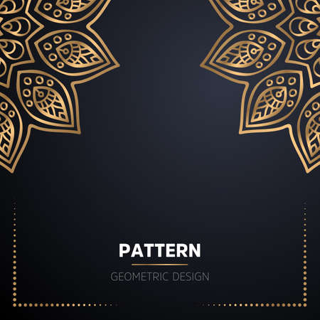 luxury ornamental mandala design backgroundのイラスト素材